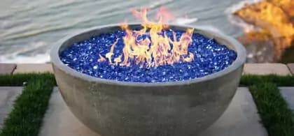 What is fire glass and how much do you need?